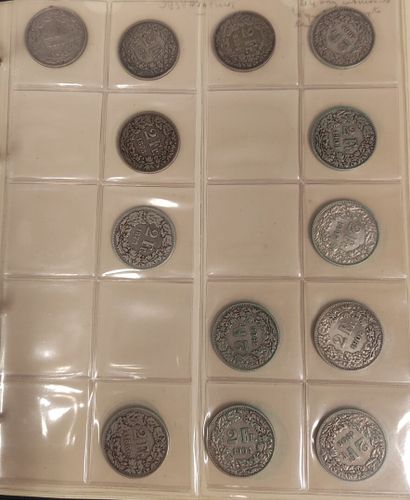 Switzerland - Collection of 108 various coins...
