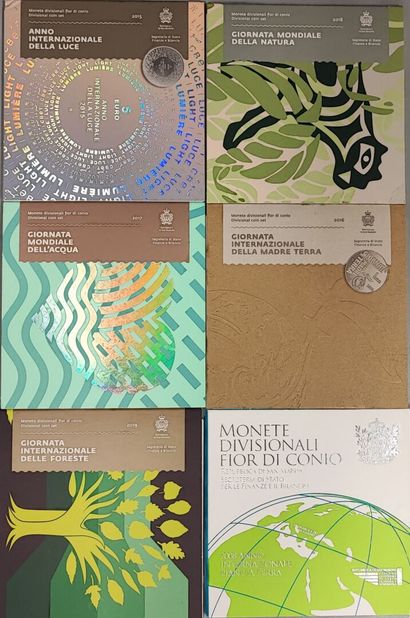 San Marin - BU Series - Set of 12 different...