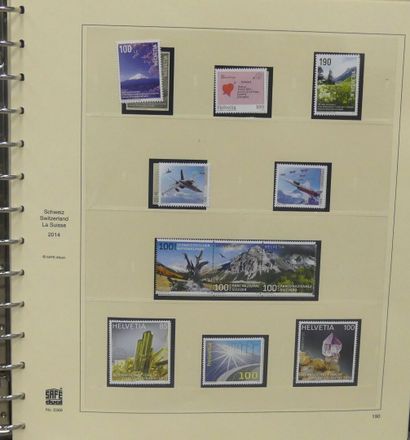 Collection of new hingeless Swiss from 1983...