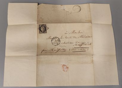 Lot of three letters with No. 3 postage
(2...