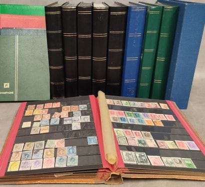 Set of fifteen World binders, cancelled