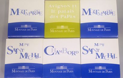1 € 1/2 - Silver - BE - Set of 6 