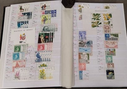 Five Monaco stock albums and one new stock...