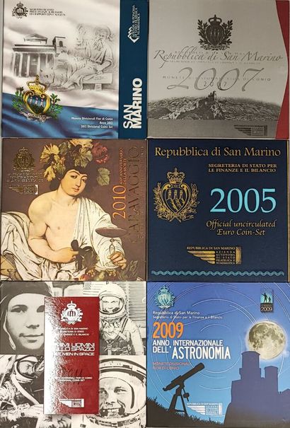 San Marin - BU Series - Set of 12 different...