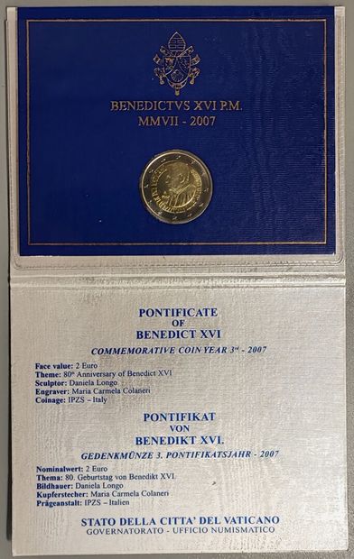 Vatican - 2 € - BU - 2007 - Benedict XVI