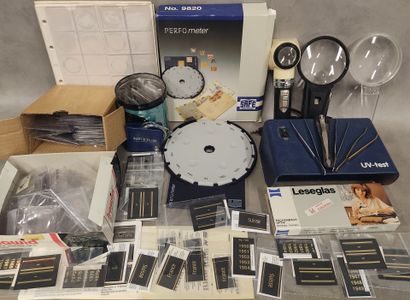 Batch of numismatic materials and docume...