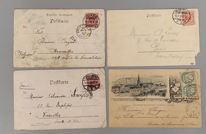 Lot of nine old Postcards including :
1889...
