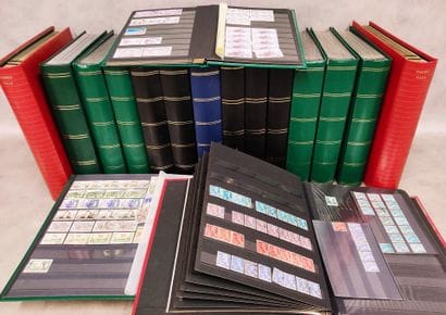 Lot of eighteen binders from France cancelled...