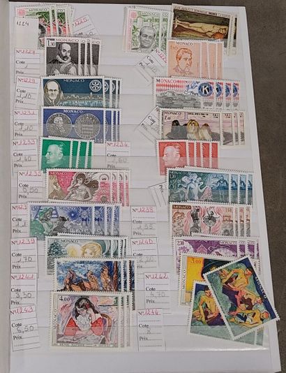 Five Monaco stock albums and one new stock...