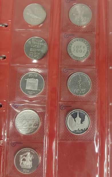 Switzerland - Collection of 90 various coins...