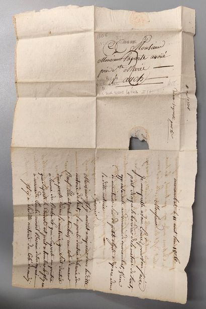 Lot of ten letters, classical period from...
