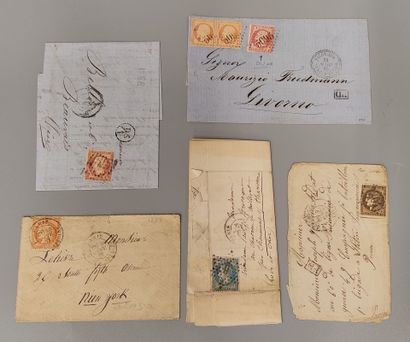 Lot of 10 classic letters from France including...