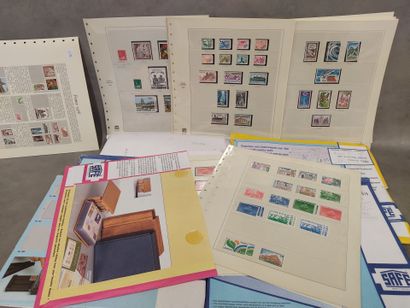Batch of new France on pre-printed Safe pages
Années...