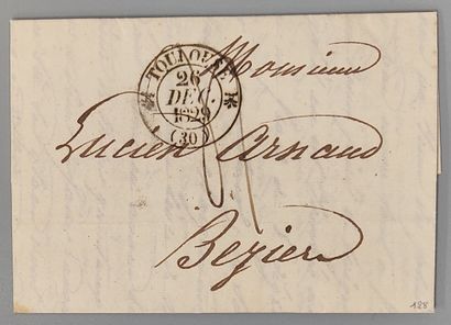 Letter with CàD T 12 from Toulouse dated...