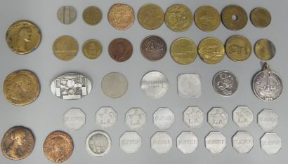 Lot of world coins
approx. 2.4 kg 
enclosed:...