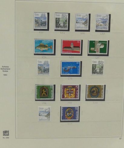 Collection of new hingeless Swiss from 1983...
