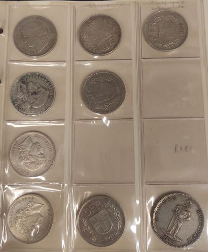 Switzerland - Collection of 108 various coins...