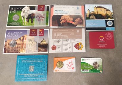 Euro BU - Set of 9 Plaquettes including -...