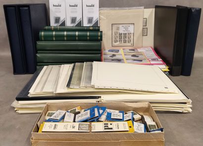Batch of used Safe philatelic material
Binders,...