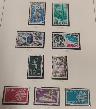 Collection of new France without hinges from...