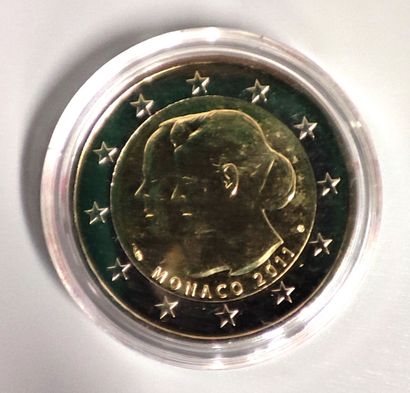 Monaco - 2 € - Wedding - 2011 - BU - With...