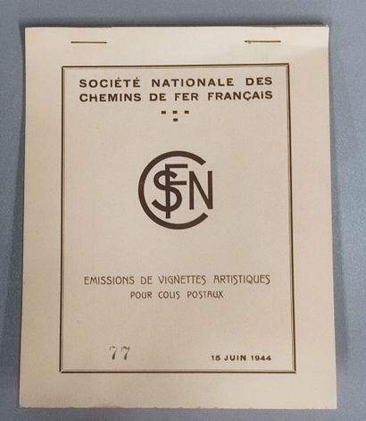 Postal Packages N° 216 A to 219 A + 219 C...