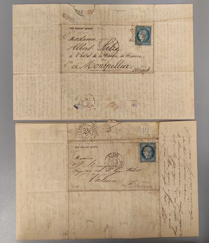 Set of three mounted balloons - Gazette des...