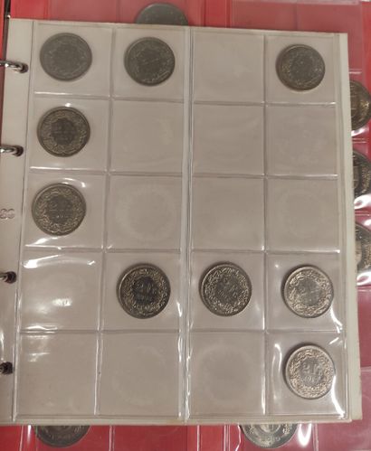 Switzerland - Collection of 90 various coins...