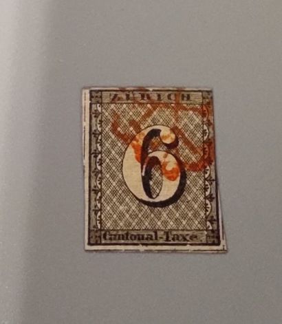 Switzerland N°10 cancelled - one net touched
Signed...