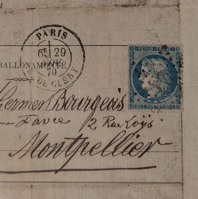 Ballon monté Le Jules Favre N° 2 - Journal...