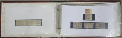 Four stock albums of mint stamps of France...