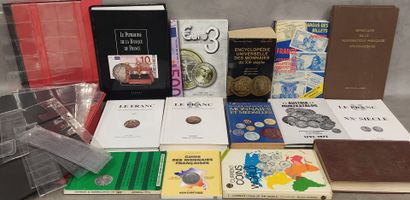 Batch of numismatic materials and docume...