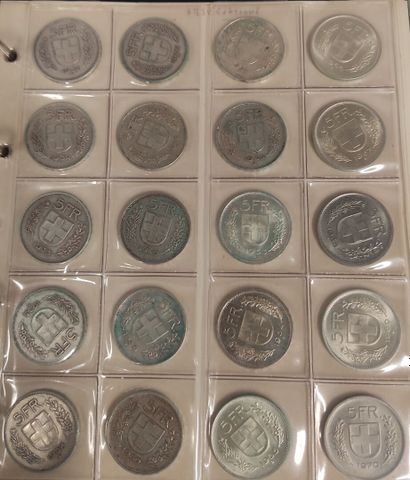Switzerland - Collection of 108 various coins...