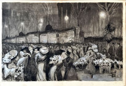 Ecole française du début du XXème siècle
Marché...