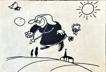 Jean EFFEL (1908-1982) 
Lot of about twenty...