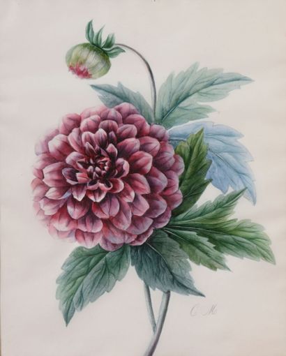 French school of the 19th century
A pair...