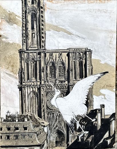 Jerzy OSTOJA-SOSZYNSKI (1878-1937)
Stork...