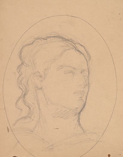 Louis LAMOTHE (Lyon 1822-Paris 1869)
Portrait...