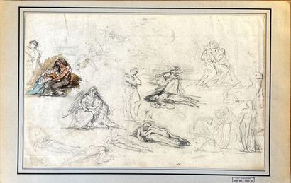 Léon COMERRE (Trélon 1850 - Paris 1916)
Feuille...