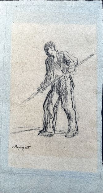 Hippolyte BELLANGE (Paris 1800 - 1866)
Soldat...