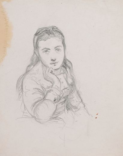 Louis LAMOTHE (Lyon 1822-Paris 1869)
Portrait...