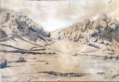 Paul FLANDRIN (Paris 1811 - 1902) 
Spring...