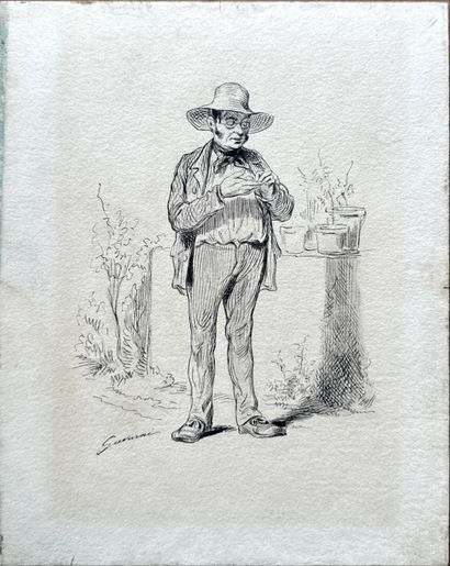 Hippolyte BELLANGE (Paris 1800 - 1866)
Soldat...