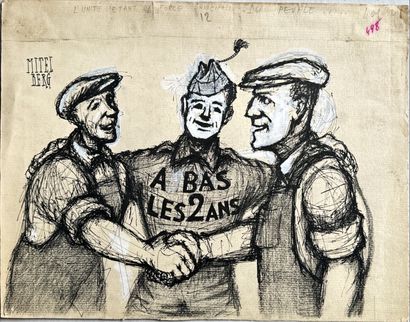 Louis MITELBERG known as TIM (1919-2002)
Lot...