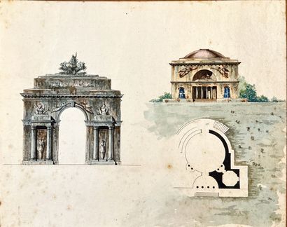 18th century French school
Study sheet with...
