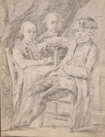 Northern school of the 18th century 
Three...
