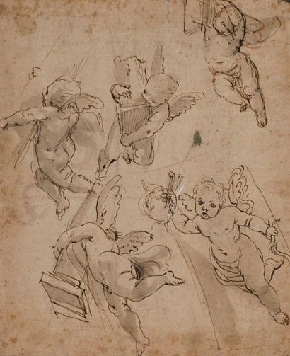 Italian school of the 17th century 
Study...