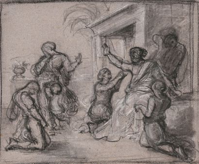 19th century French school 
The Sacrifice...