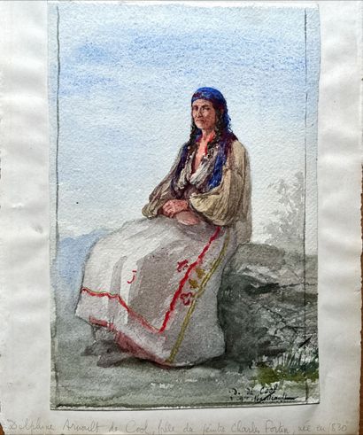 French school circa 1900
Marine
Watercolor...