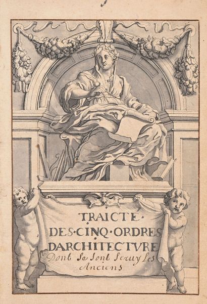 17th century French school 
Draft frontispiece...